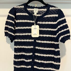 GAP x Doen pointelle cardigan